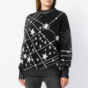 Saint Laurent- Lurex Constellation Sweater